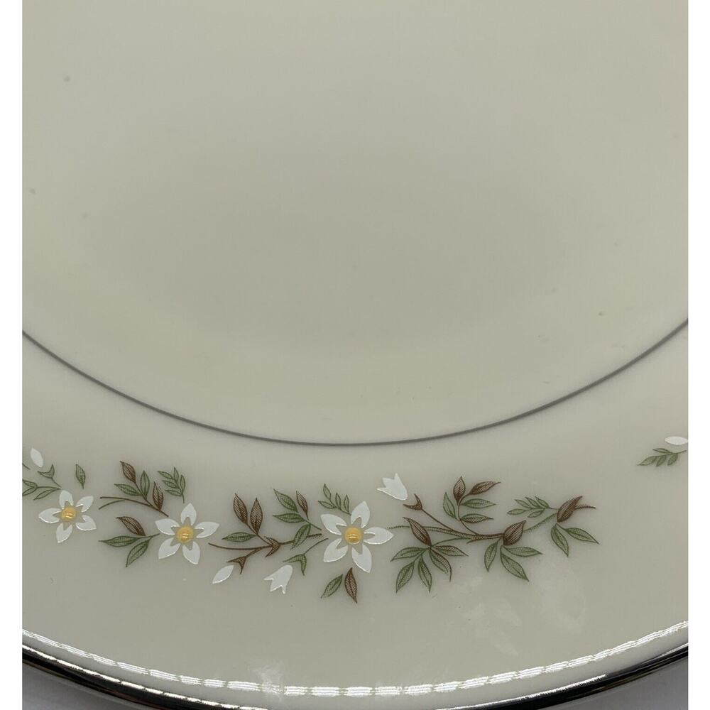 Vtg Lenox Brookdale 13 5/8” Oval Serving Platter Platinum Trim Retired - Picture 5 of 6